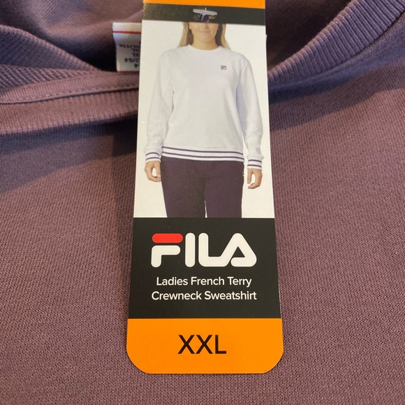 FILA Ladies French Crewneck Sweatshirt, sz XXL - Picture 3 of 6